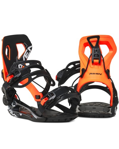 Wiązania snowboardowe Raven FTM450 Multientry Orange M