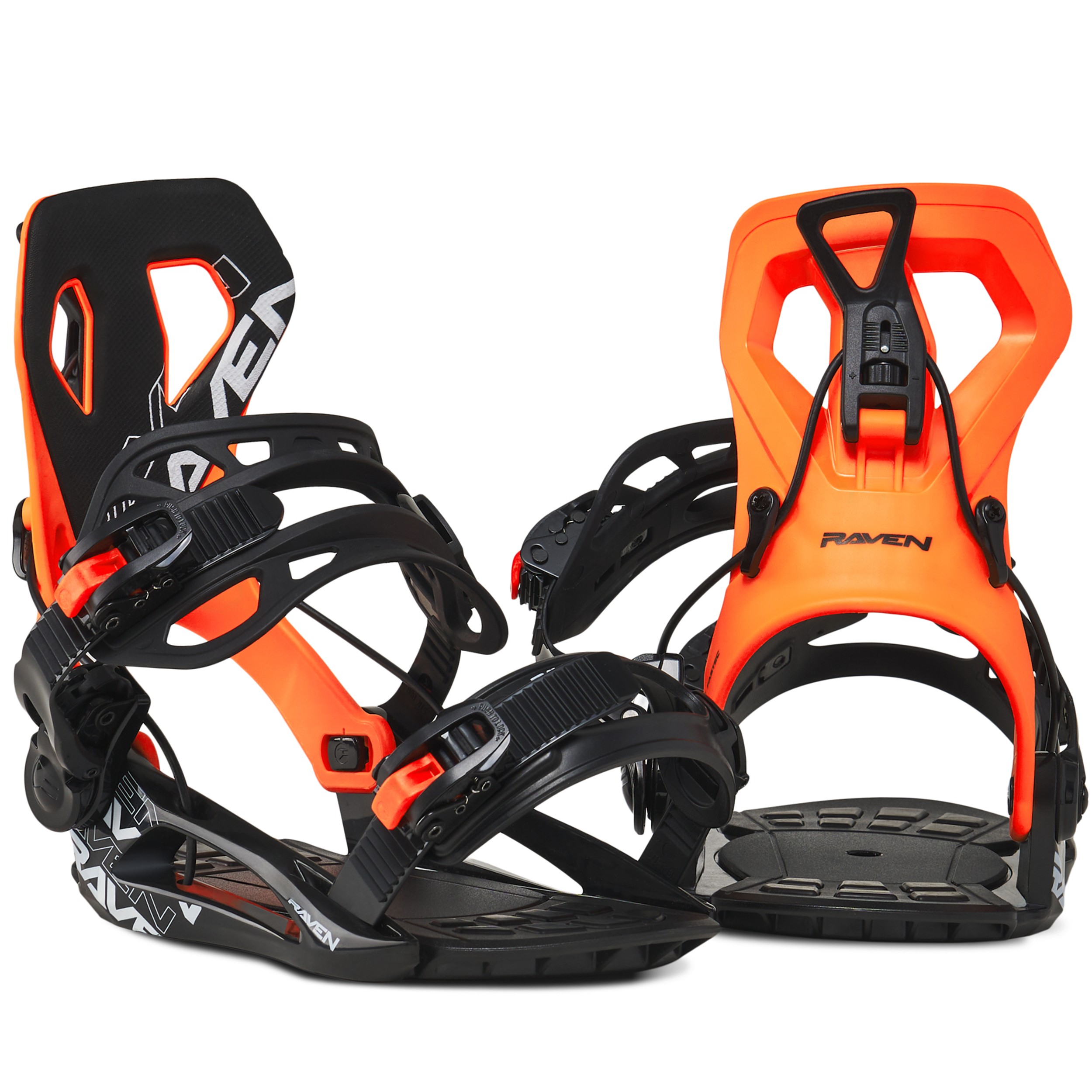 Wiązania snowboardowe Raven FTM450 Multientry Orange M