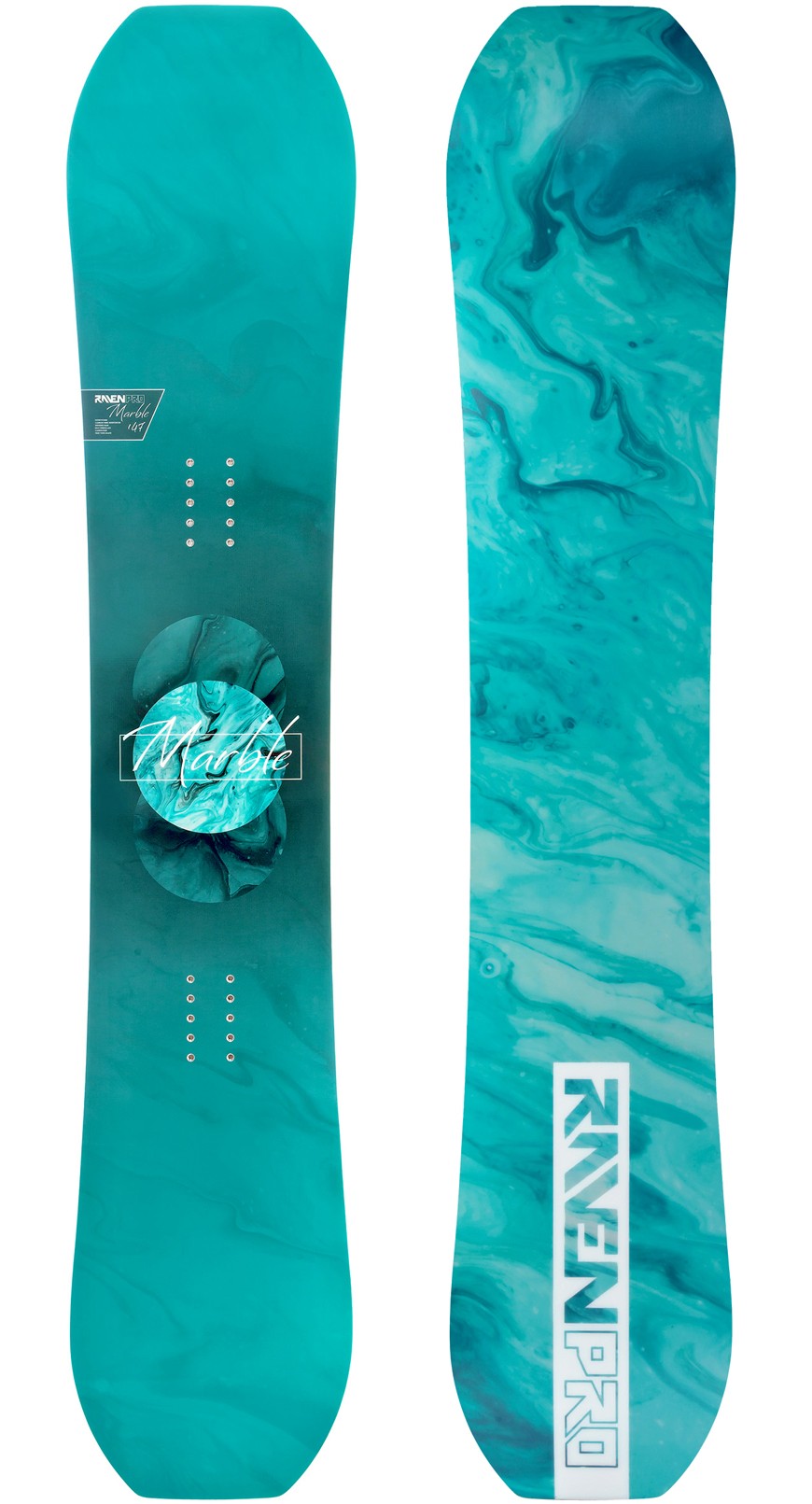 Raven Pro Marble Carbon - Damska deska snowboardowa Freestyle