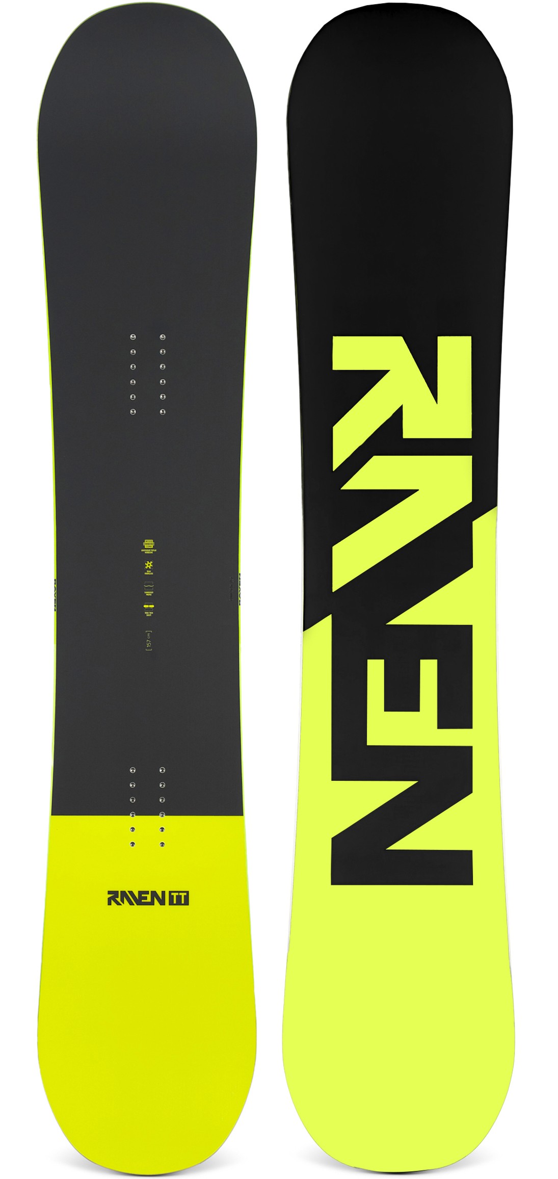 Raven TT Lime - All Mountain Freestyle Snowboard