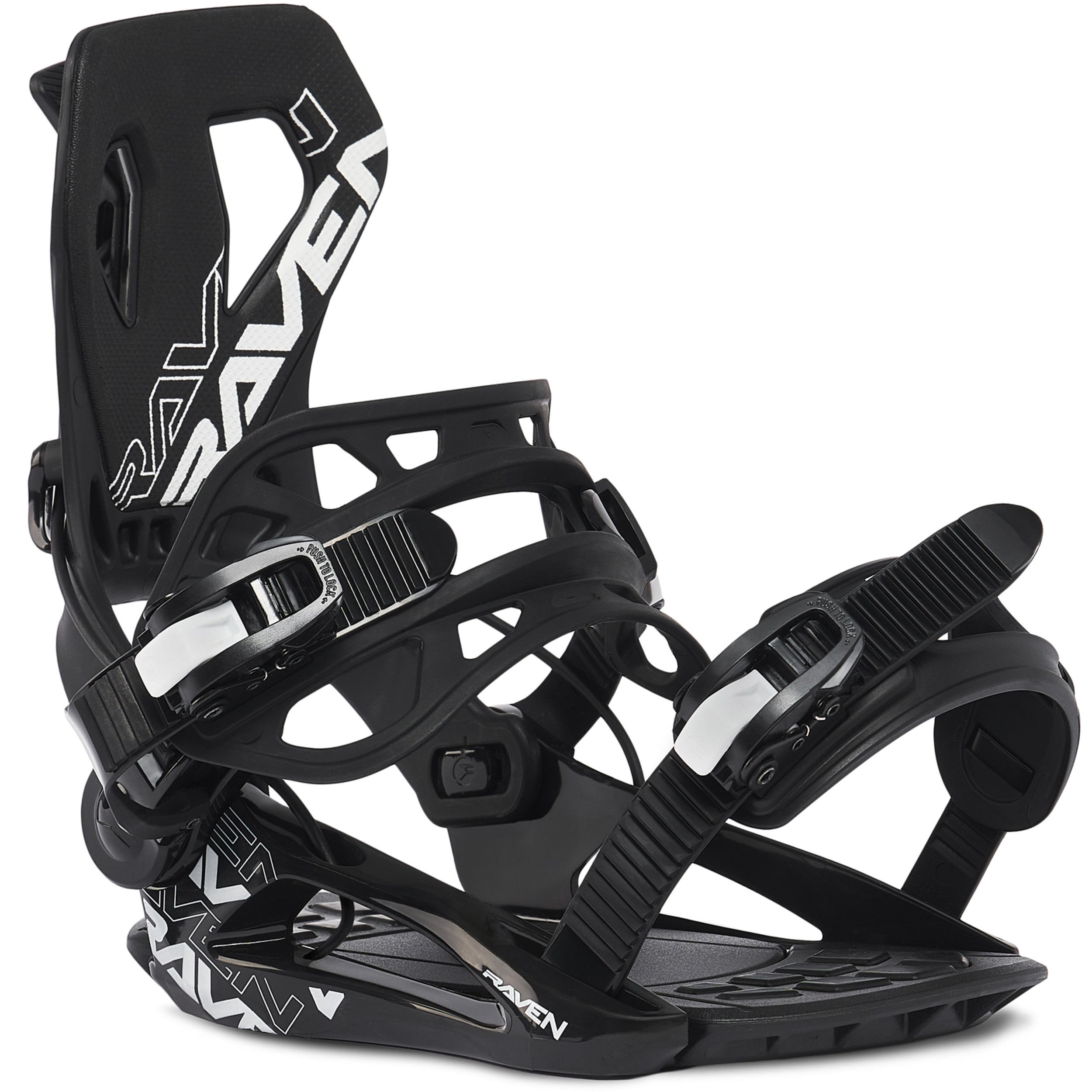 Wiązania snowboardowe Raven FTM450 Multientry Black L