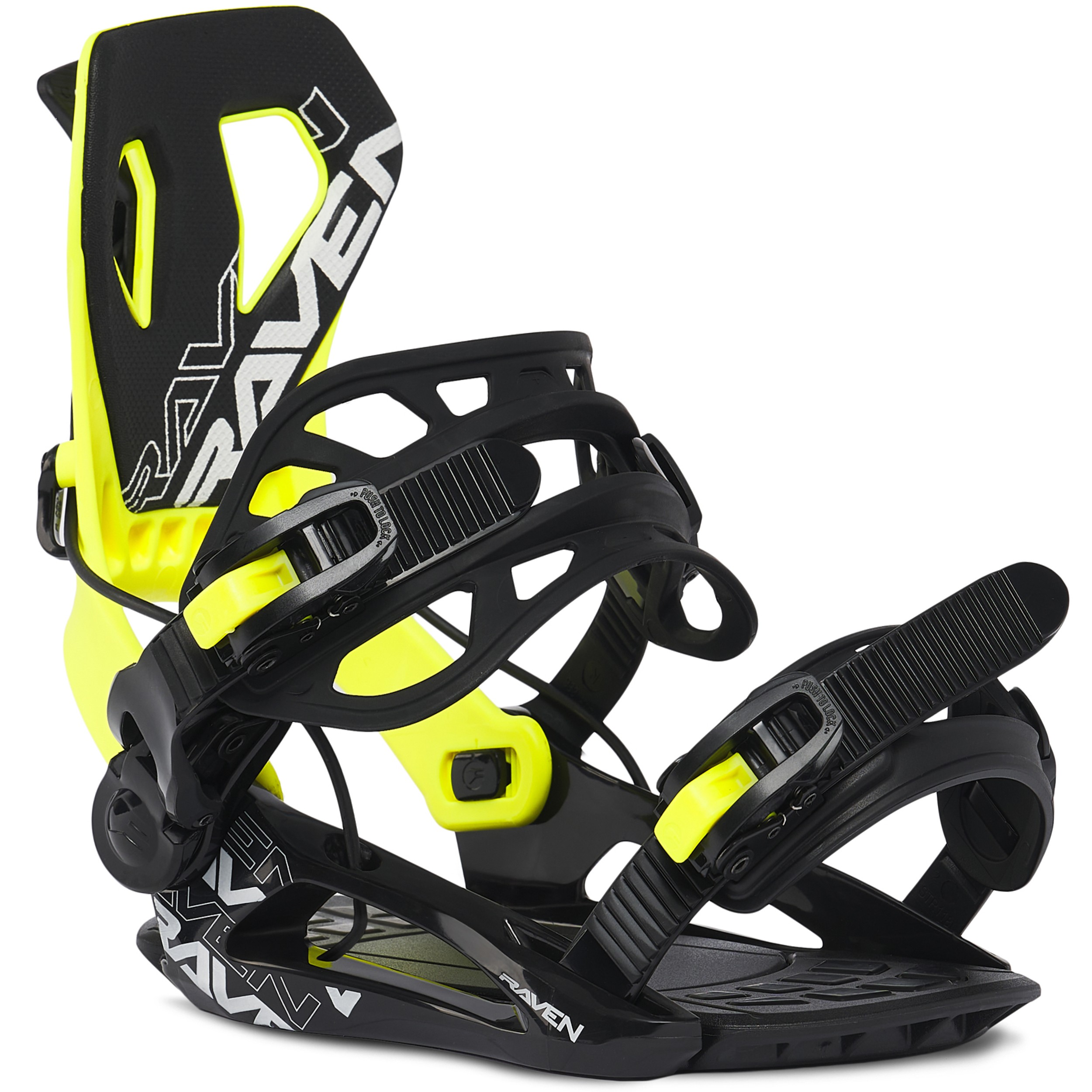 Wiązania snowboardowe Raven FTM450 Multientry Lime XL