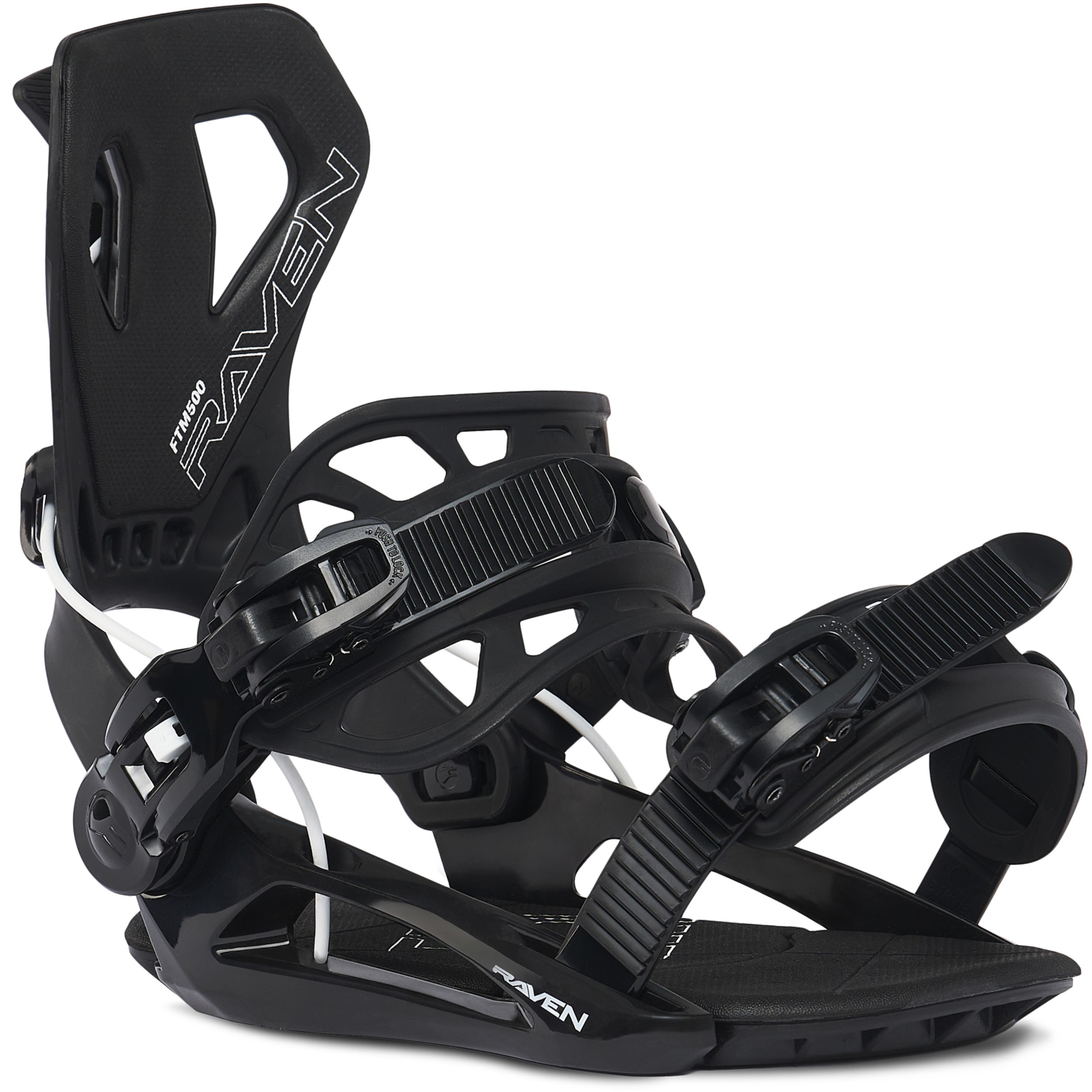 Wiązania snowboardowe Raven FTM500 Multientry Black L