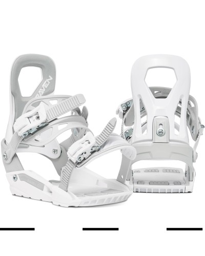 Wiązania snowboardowe Raven s230 White S/M