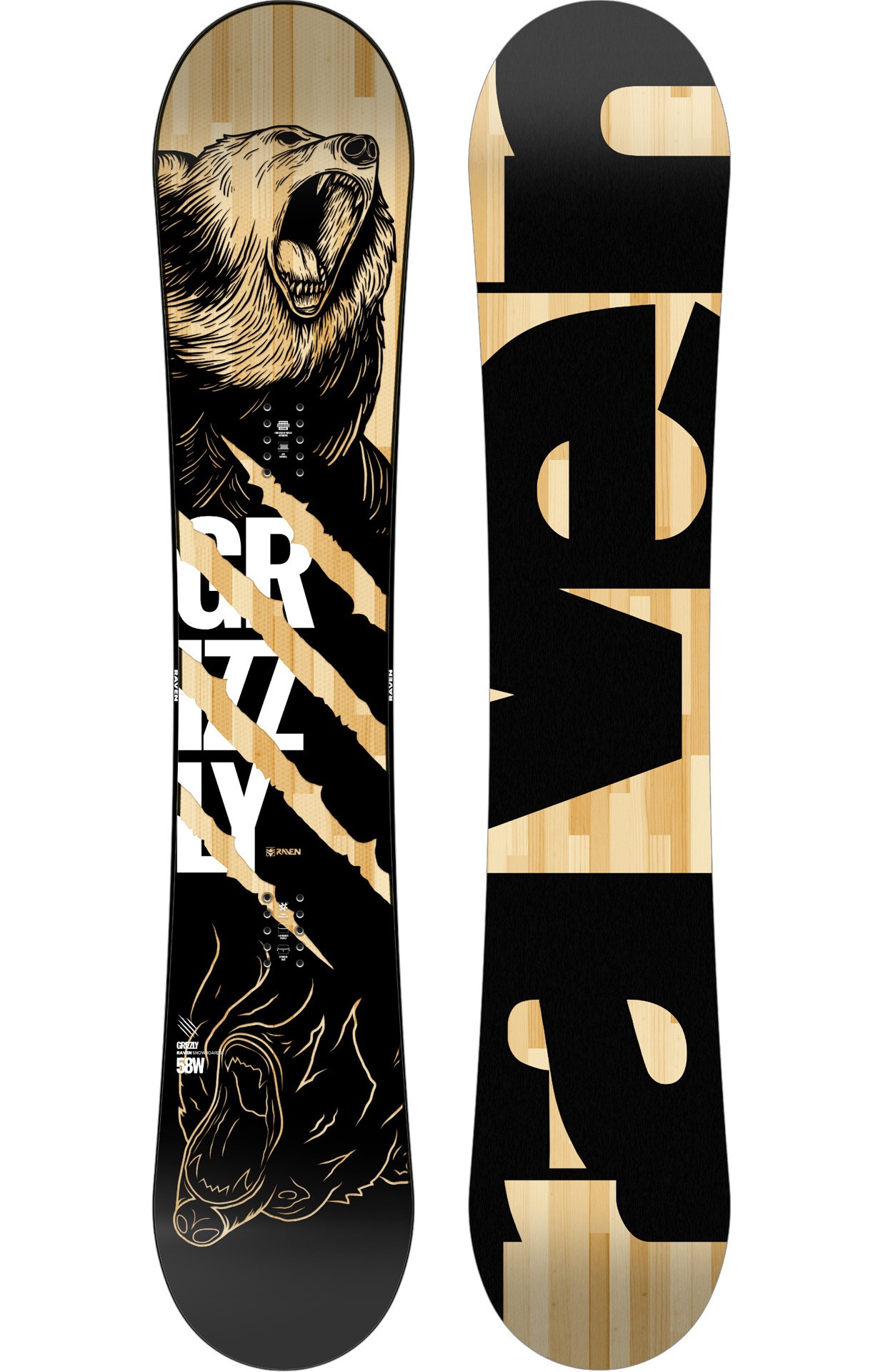 Raven Grizzly - deska snowboardowa All Mountain Camber