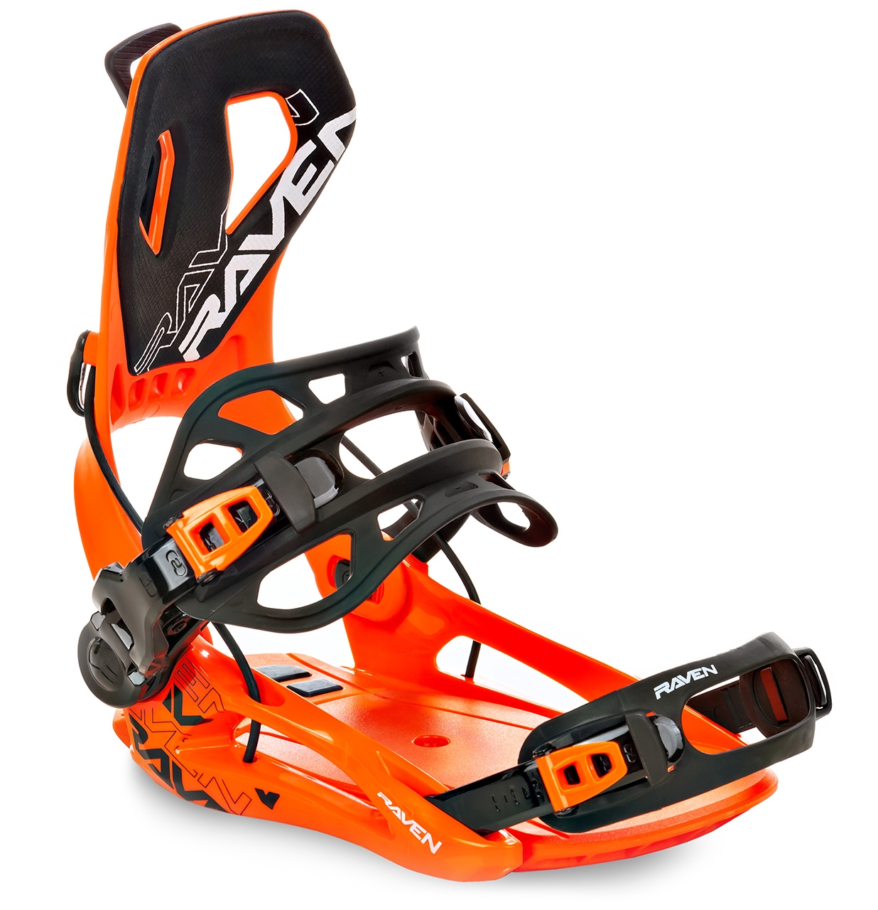 Wiązania snowboardowe Raven FT360 Orange XL