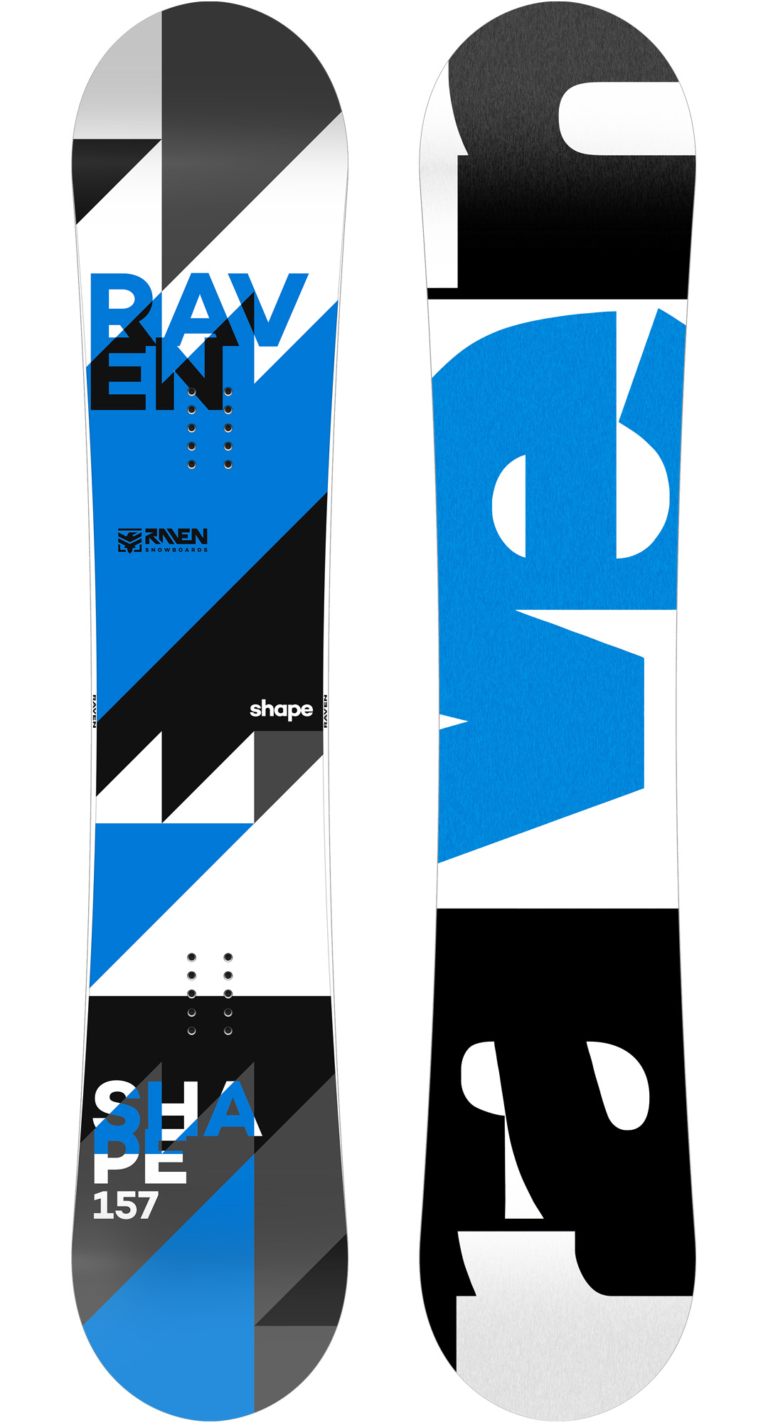 Fixation de snowboard Raven S250 Black//White//Green//Blue